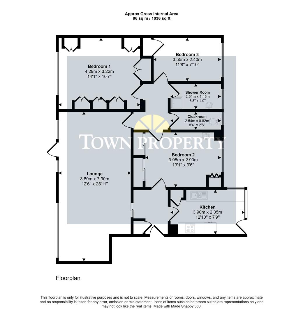 Property Details for King Edwards Parade Eastbourne BN21 4BX Town